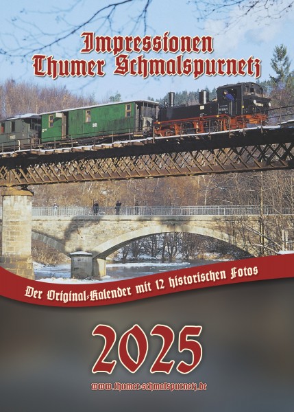 Kalender "Thumer Schmalspurnetz 2025